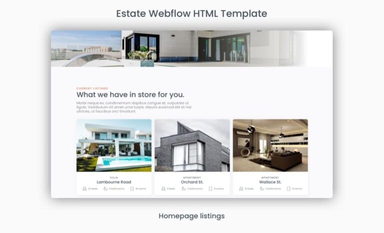 13 Eye catching Real Estate Website Templates