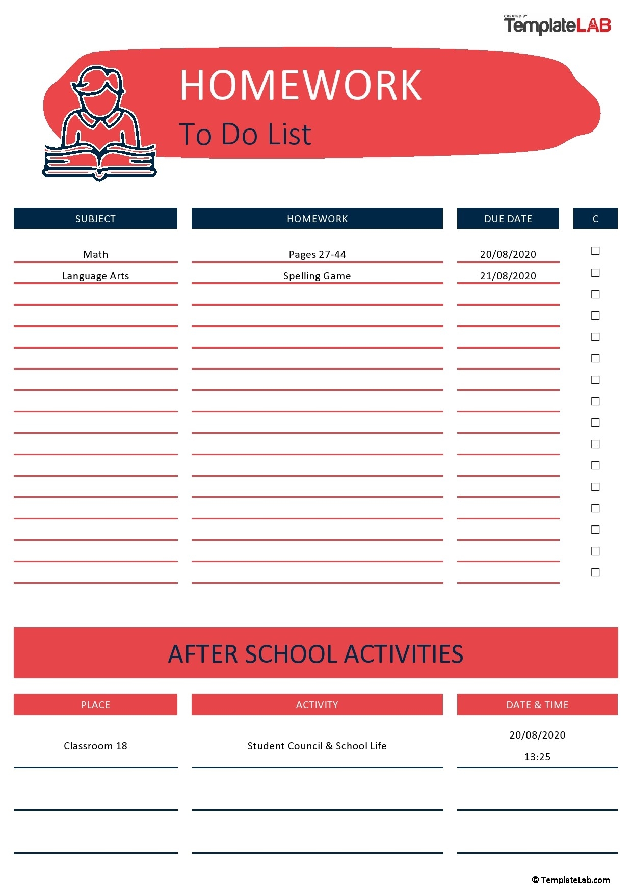 27 Printable To Do List U0026 Checklist Templates Excel Word PDF 