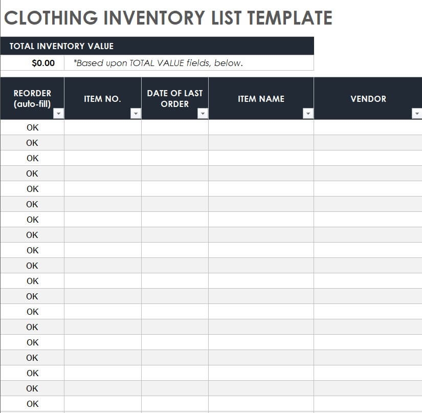 35 FREE Inventory List Templates In Excel