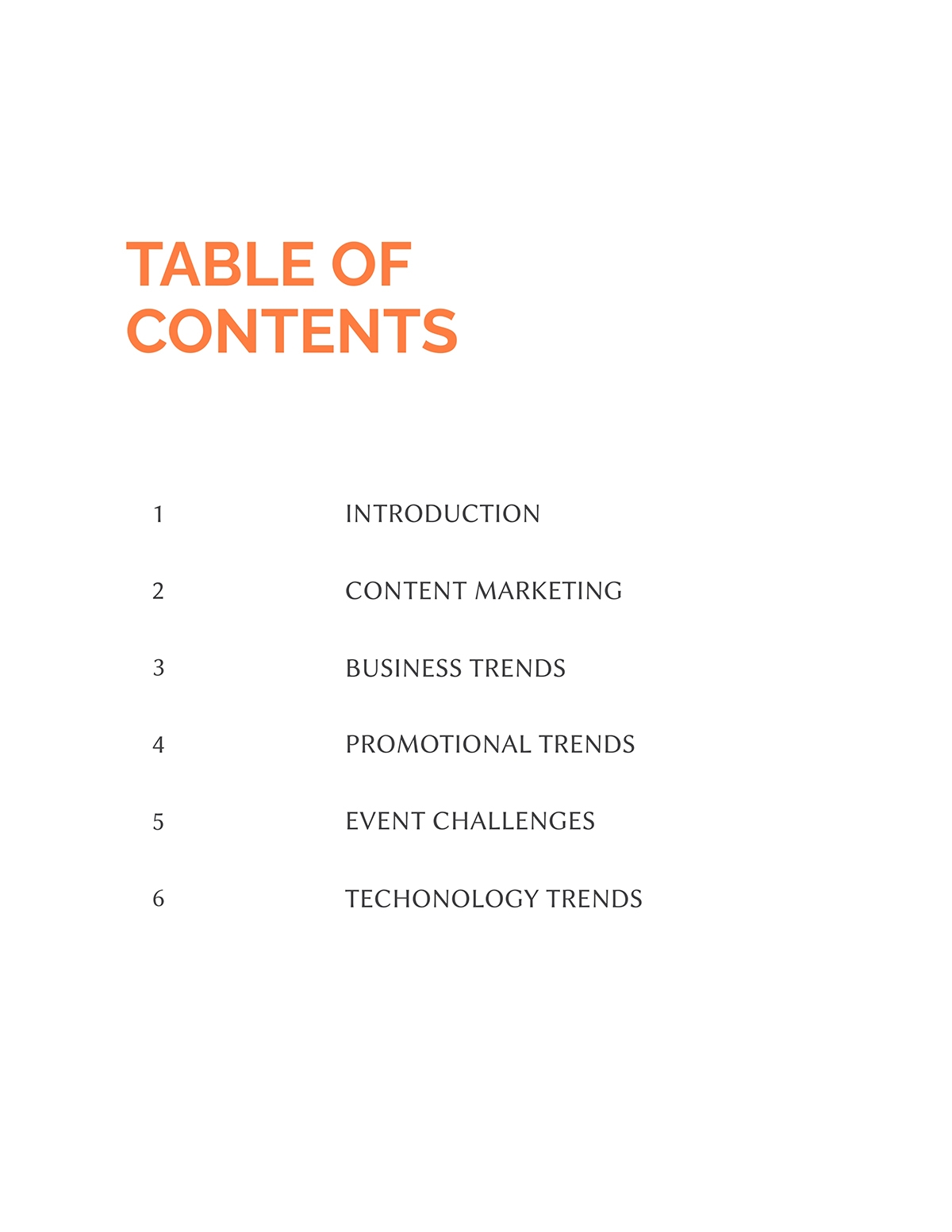 40 Professional Table Of Contents Templates 2025 Update 