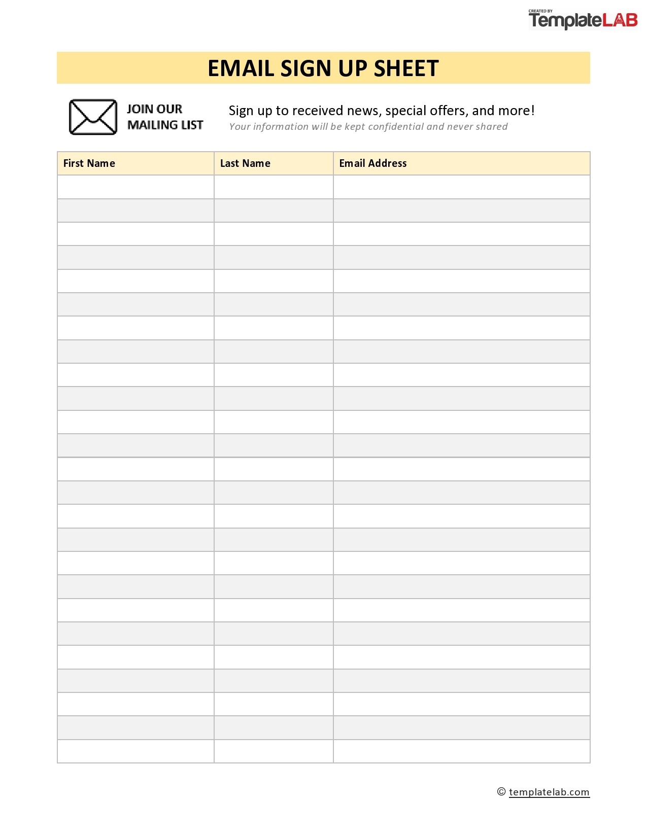 40 Sign Up Sheet Sign In Sheet Templates Word U0026 Excel Worksheets Library