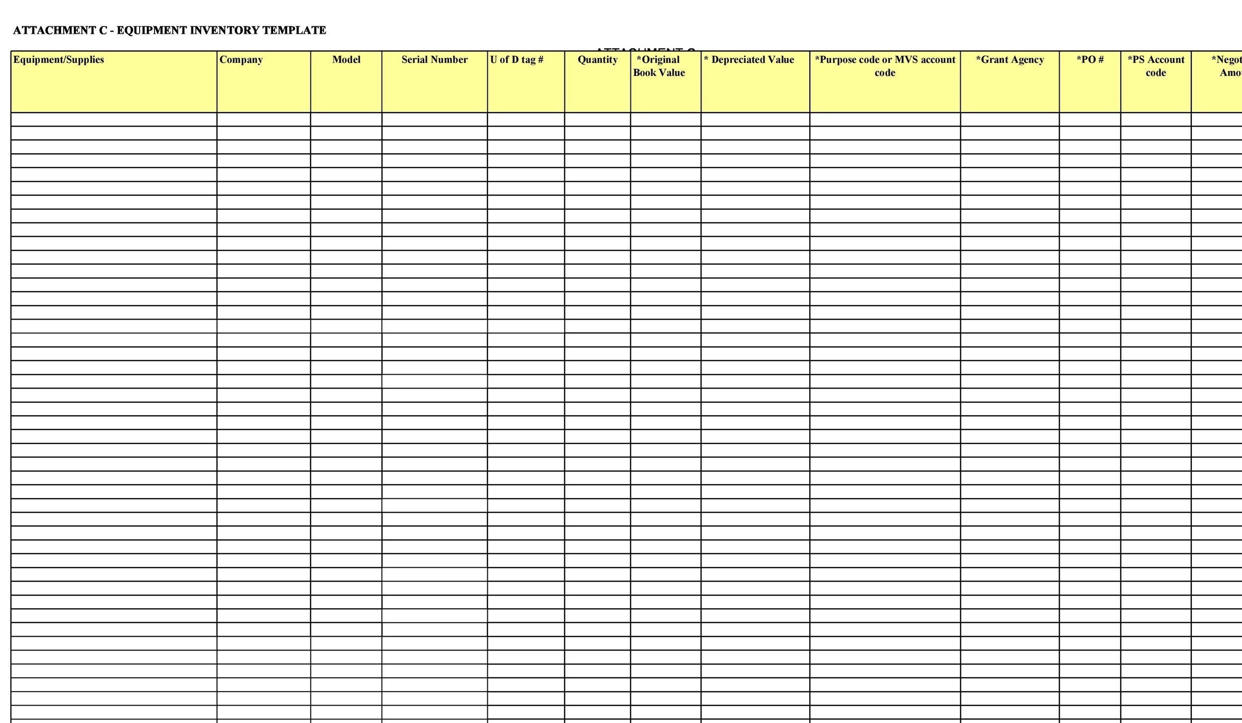 48 Useful Asset List Templates Personal Business Etc TemplateLab