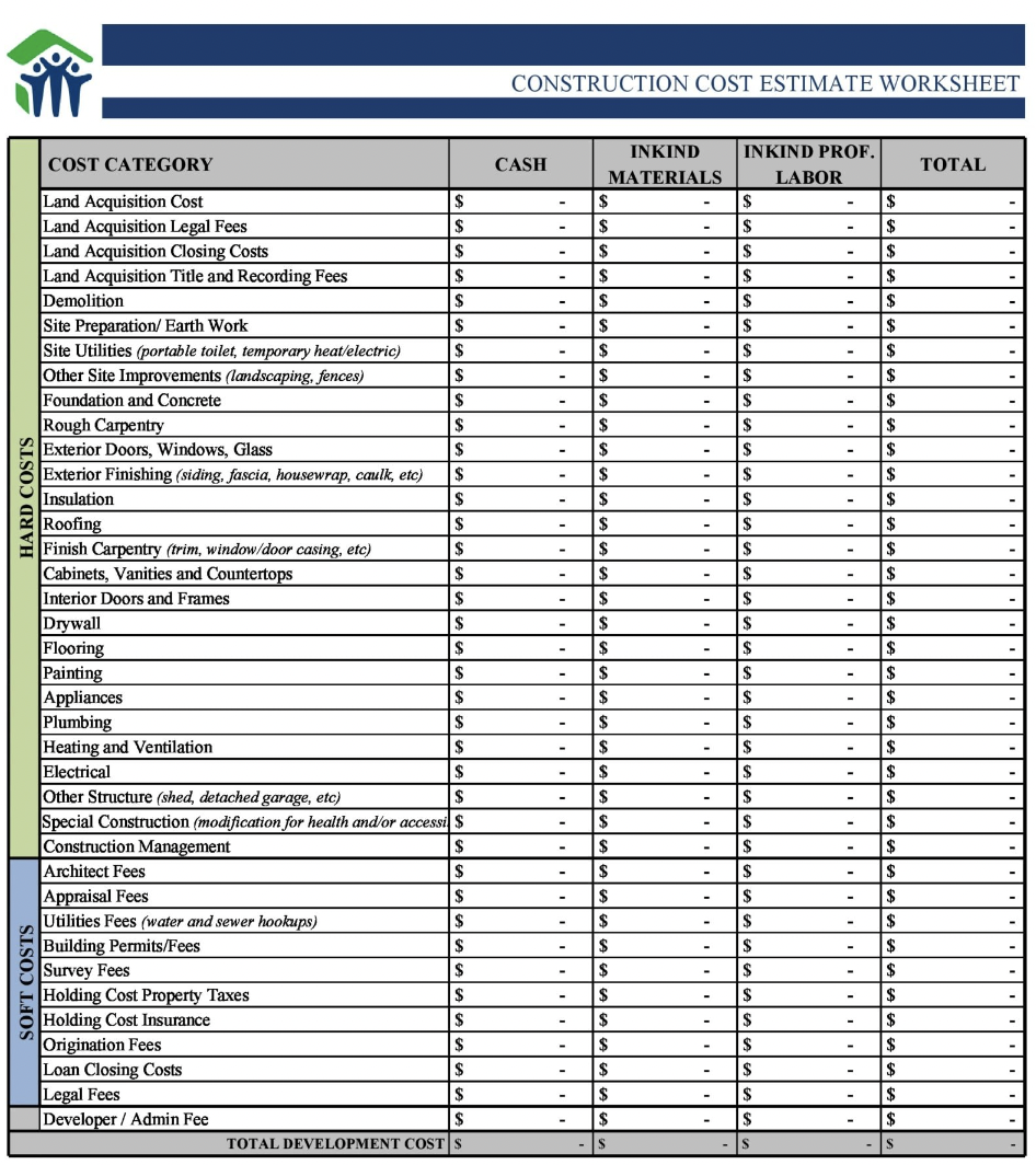 5 Free Construction Estimate Templates That General Contractors Need To Know Togal ai