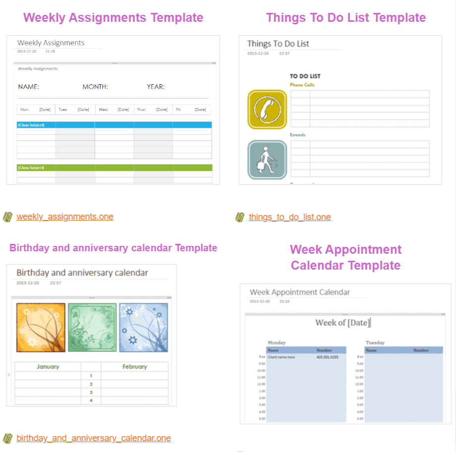 5 OneNote Templates To Get Organized And Stay Efficient