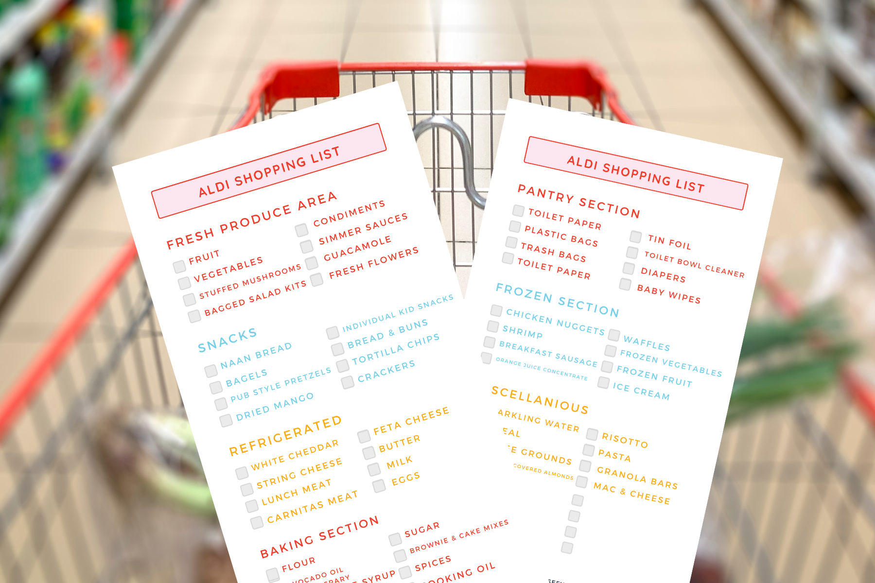 Aldi Shopping List Weekly Meal Plan Simple Purposeful Living