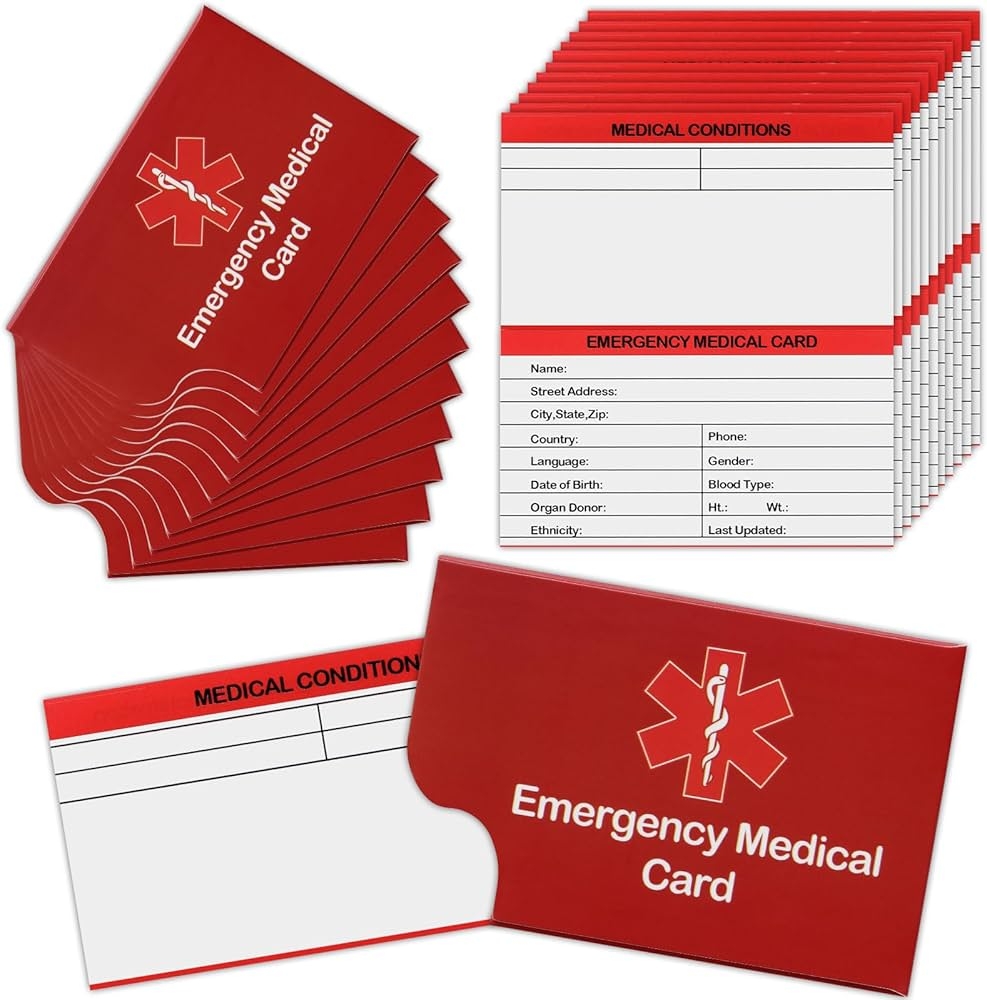 Free Printable Wallet Medication List Template