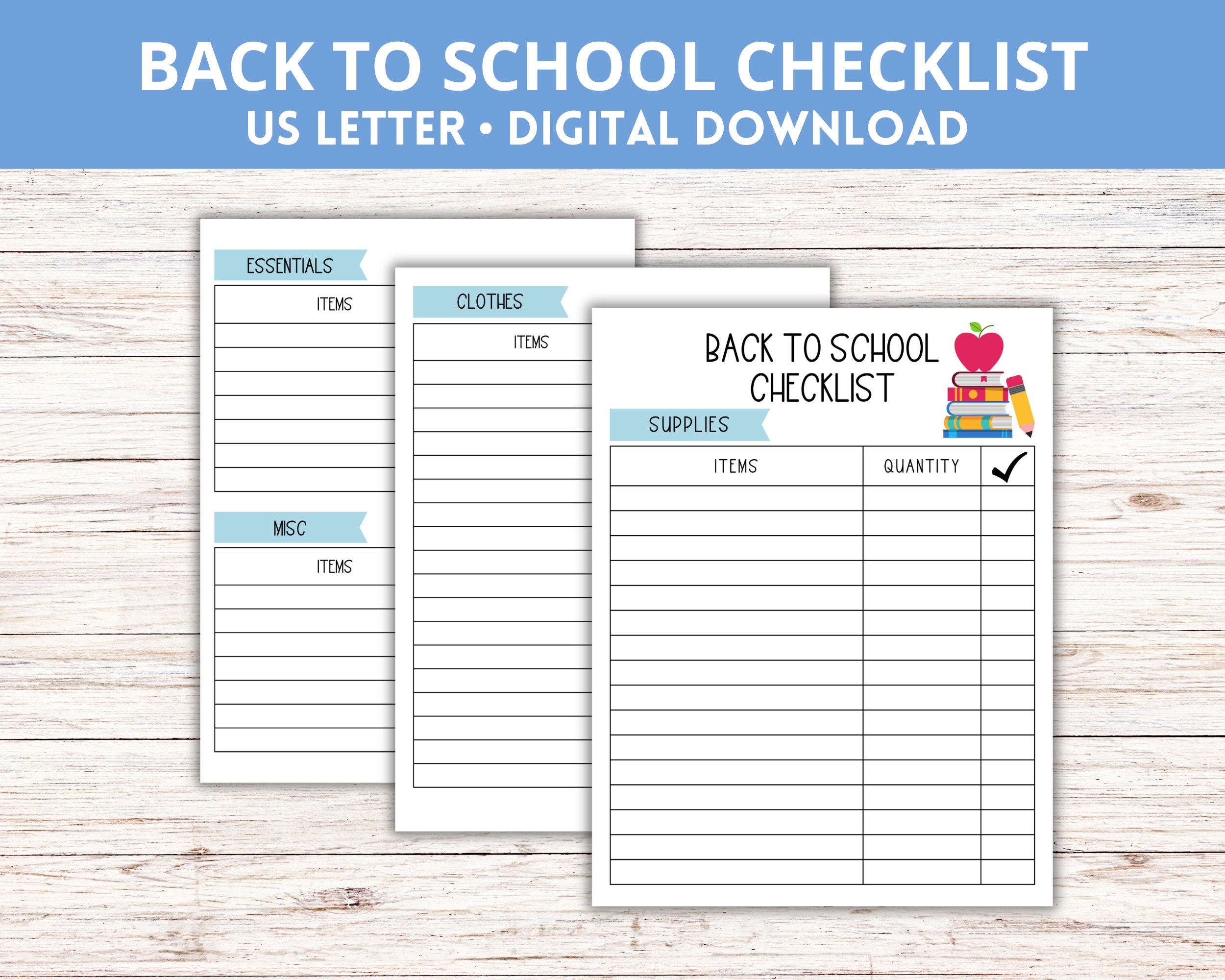 Free Printable Teacher Supply List Template