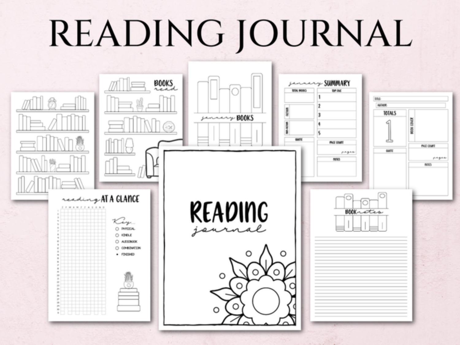 Free Printable Blank Book List