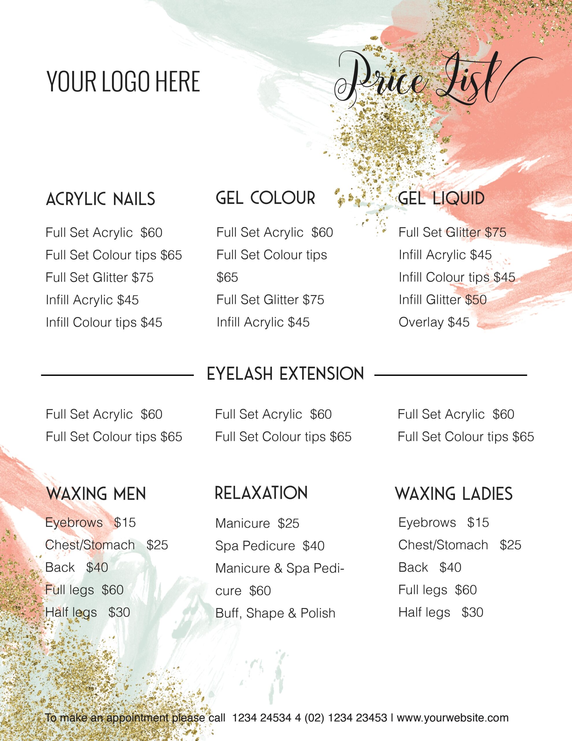 Canva Price Guide Pricing List Template Pricing Flyer Canva Ms Word Photoshop Template ID02 Canva Price Guide Pricing List Template Pricing Flyer Canva Ms Word Photoshop Template ID02