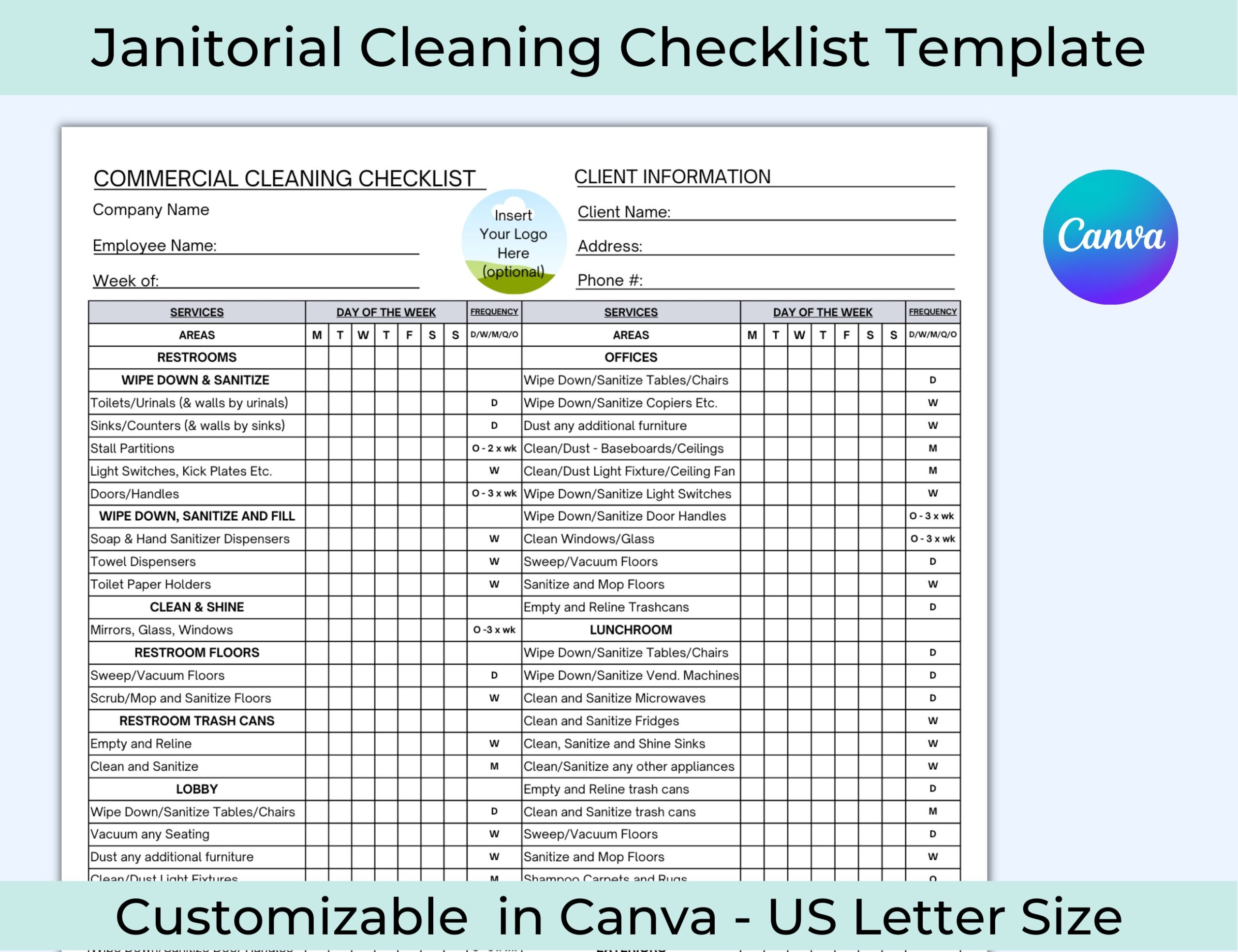 Checklist For Cleaning Service Janitorial Cleaning Checklist Checklist For Cleaning Service Janitorial Cleaning Checklist