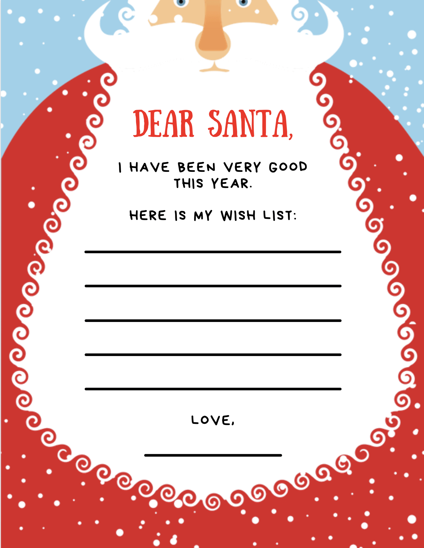 Christmas List Template 9 FREE Gorgeous Printables Make Life Lovely Christmas List Template 9 FREE Gorgeous Printables Make Life Lovely