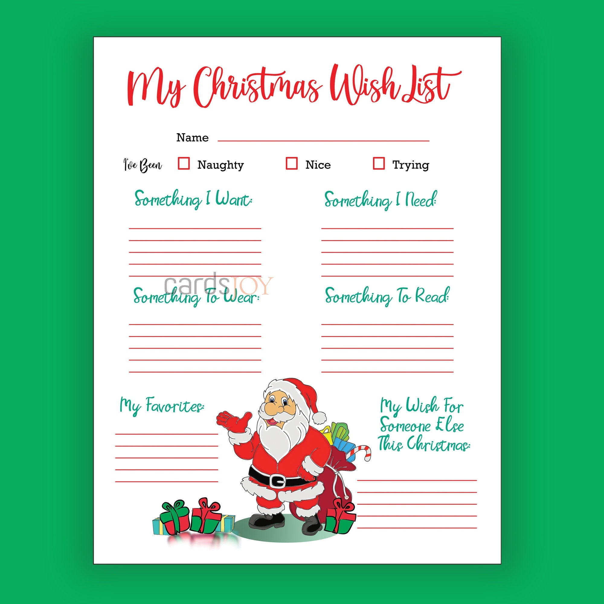 Christmas Wish List Christmas Download Santa List Santa Wish List Instant PDF Download Holiday List Home Printable Clean Design Etsy Christmas Wish List Christmas Download Santa List Santa Wish List Instant PDF Download Holiday List Home Printable Clean Design Etsy