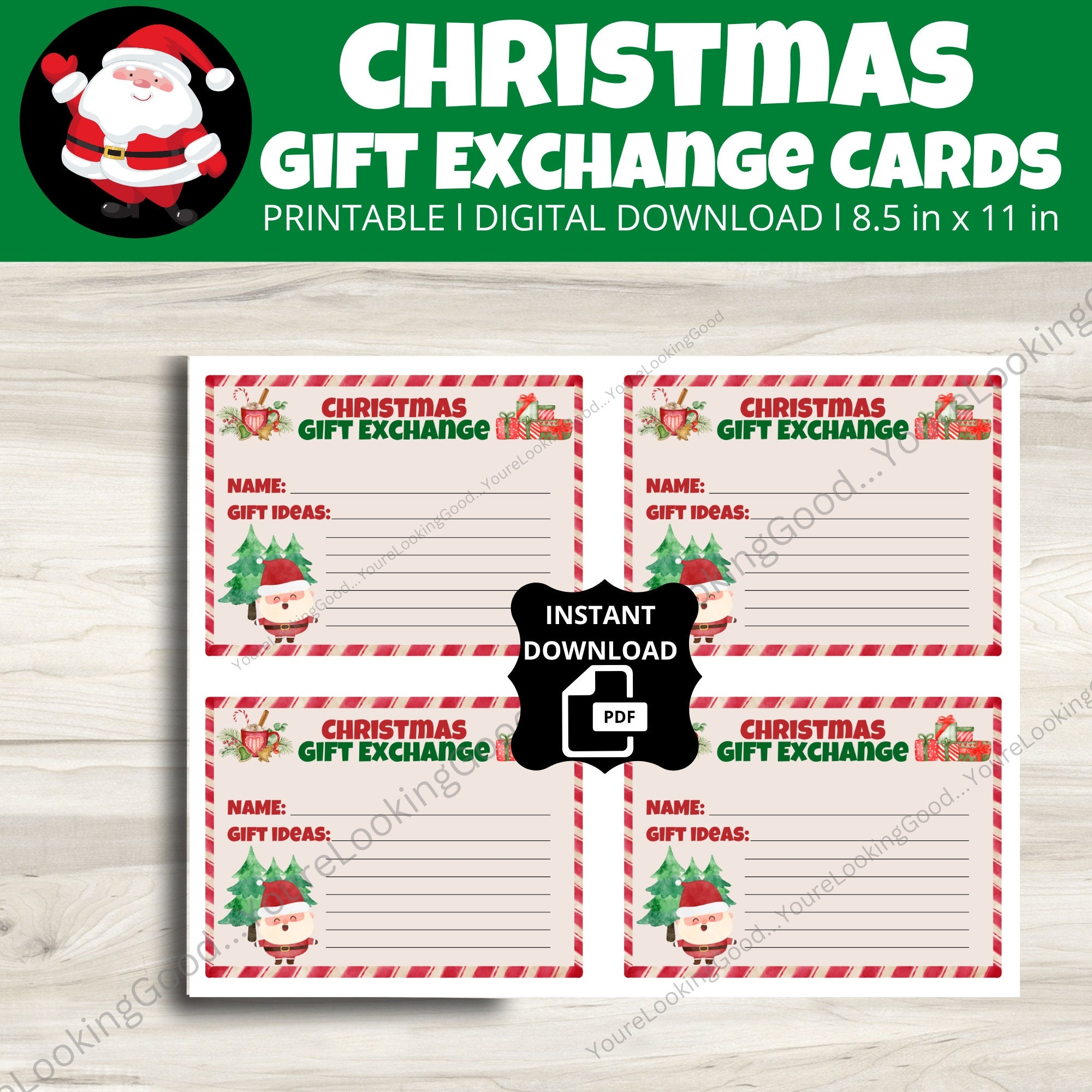 Christmas Wish List Template For Gift Exchange Christmas Gift 