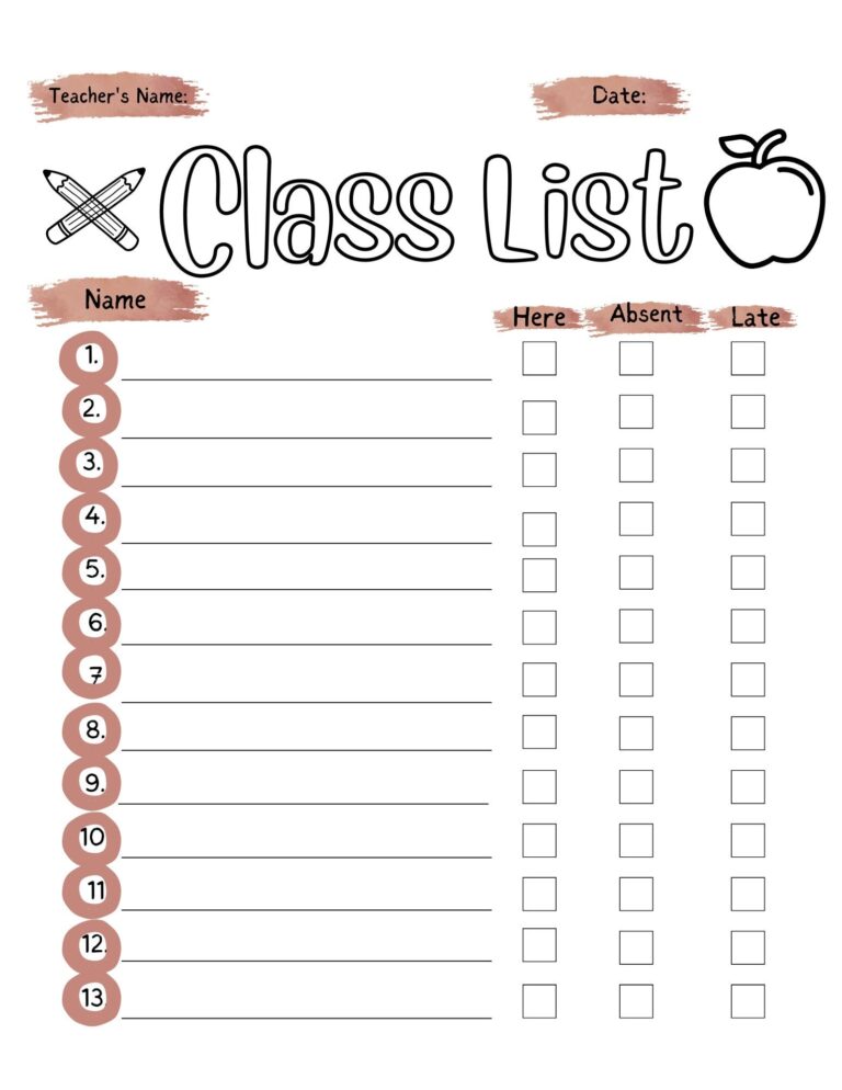 Class List Etiolated Template Last