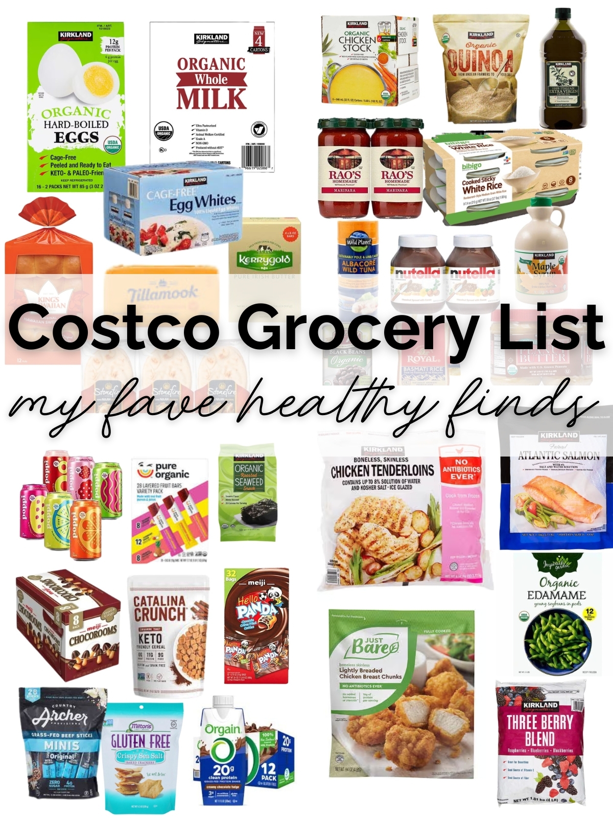 Costco Grocery List my Fave Healthy Foods At Costco 