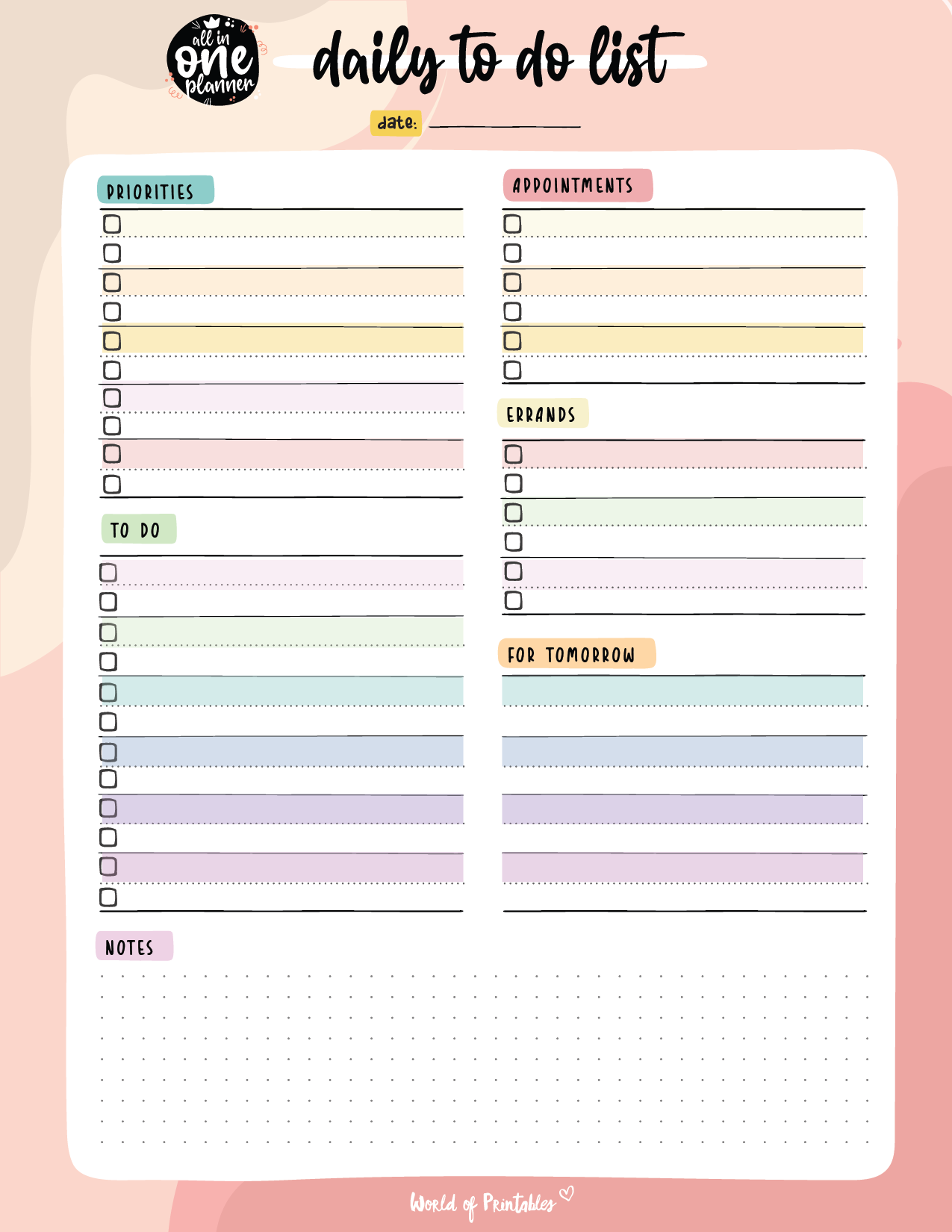 To Do List Printable Template Free To Do List Printable Template Free