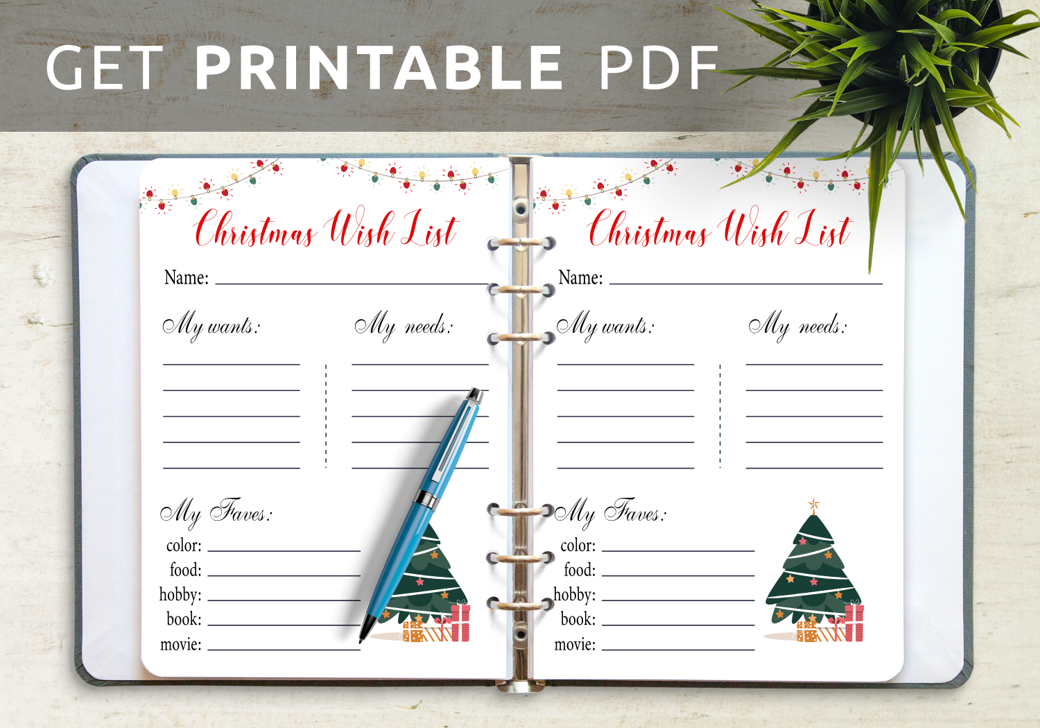 Fill In Blank Christmas Lists Template Fill In Blank Christmas Lists Template