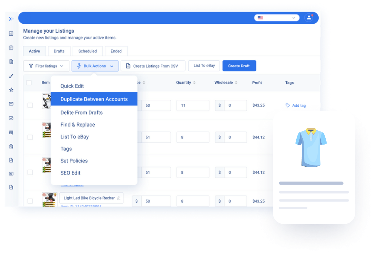 Example Of Ebay Bulk Listing Template