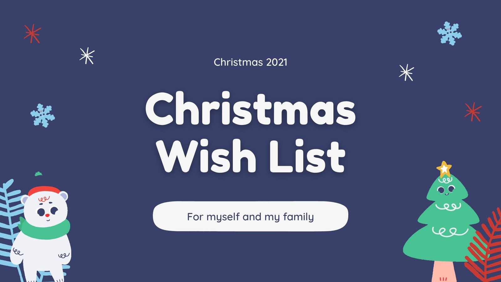 Free And Customizable Christmas Wishlist Templates