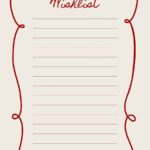Free And Customizable Holiday Wishlist Templates