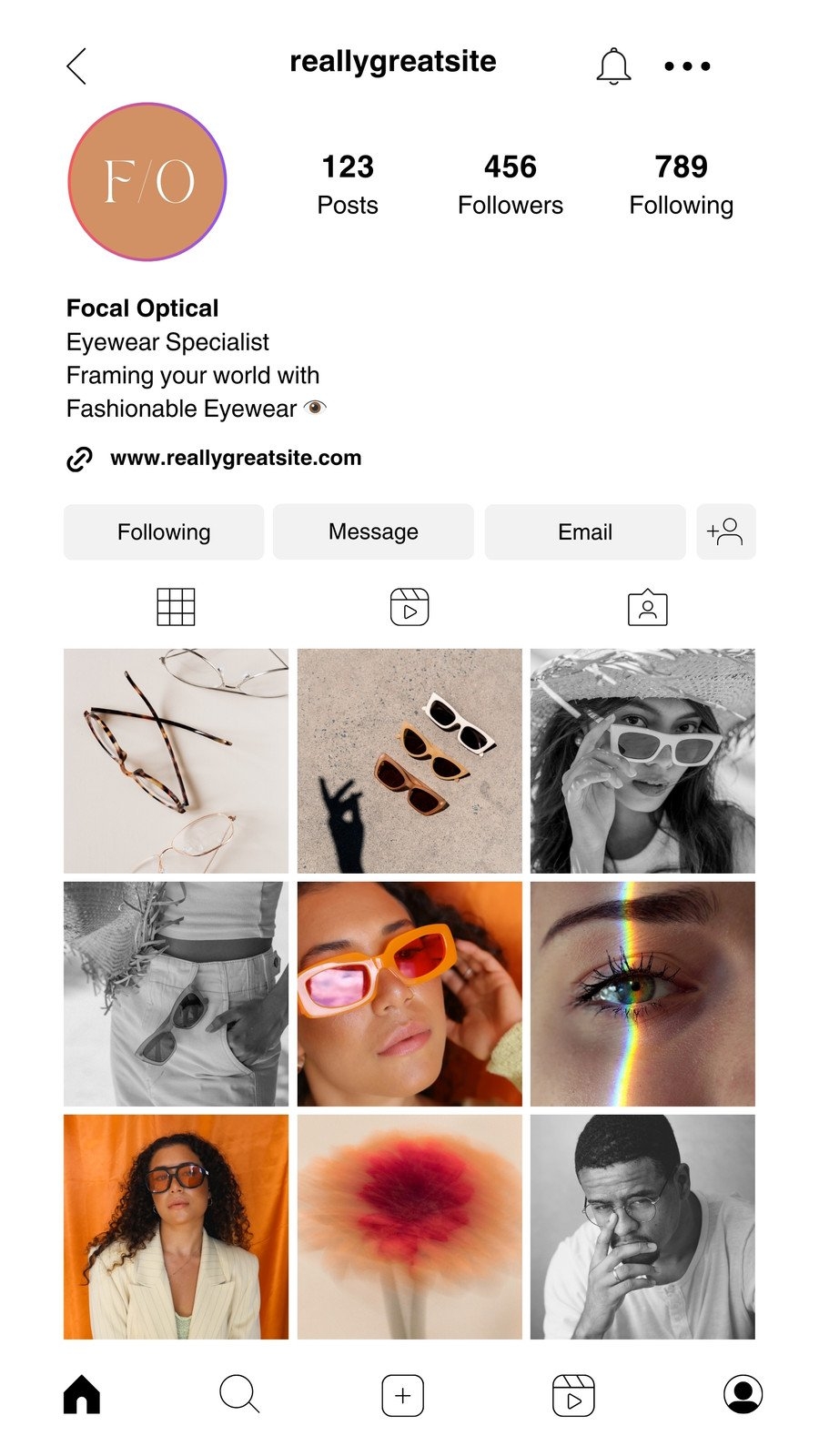 Free And Customizable Profile Templates