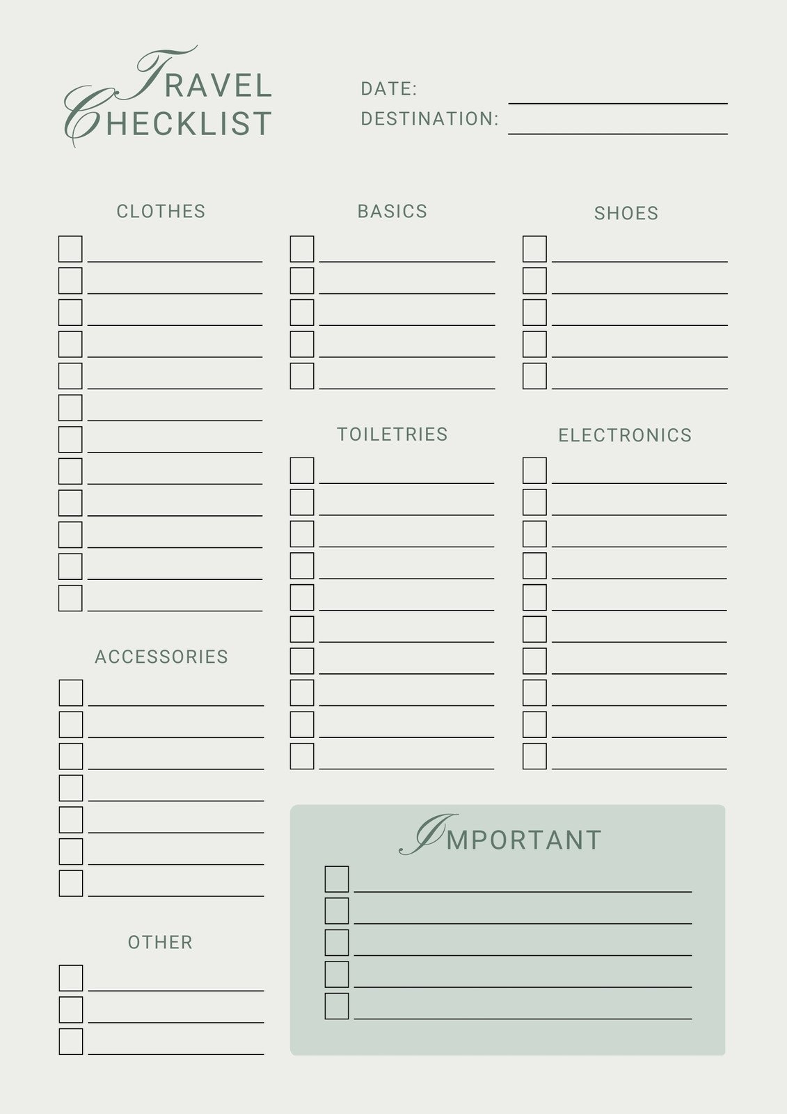 Free And Customizable Travel Checklist Templates Canva Free And Customizable Travel Checklist Templates Canva