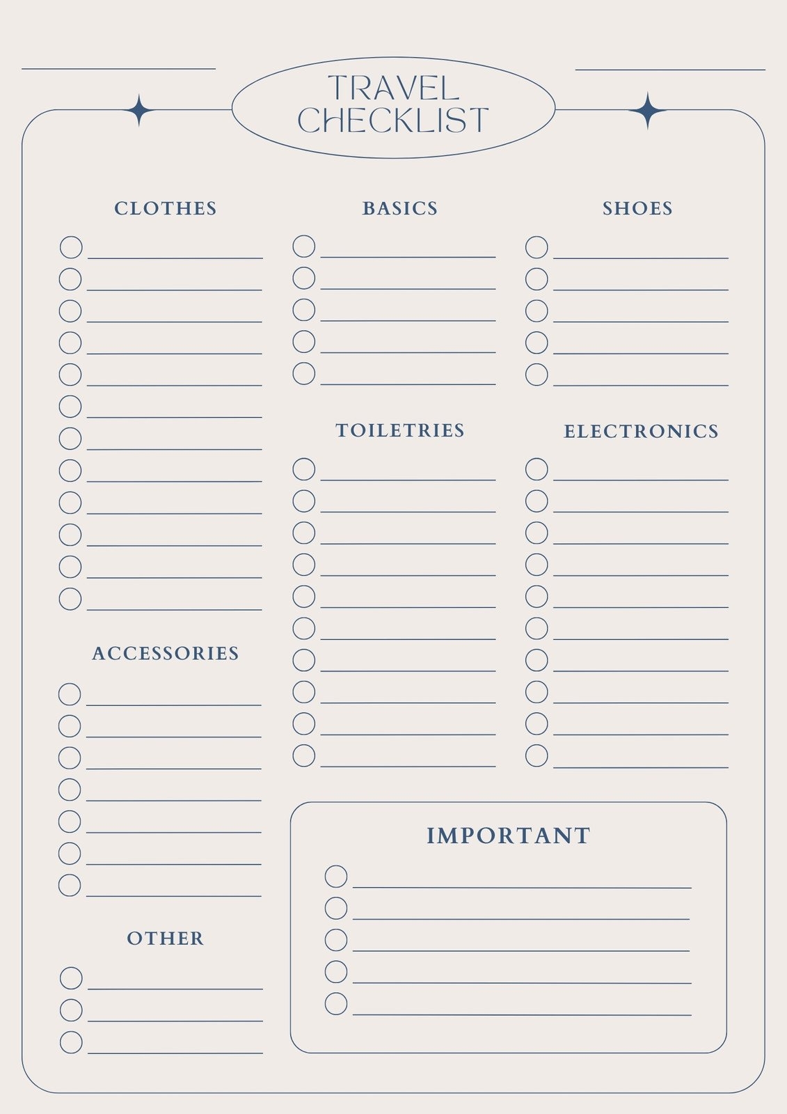 Free And Customizable Travel Checklist Templates Canva
