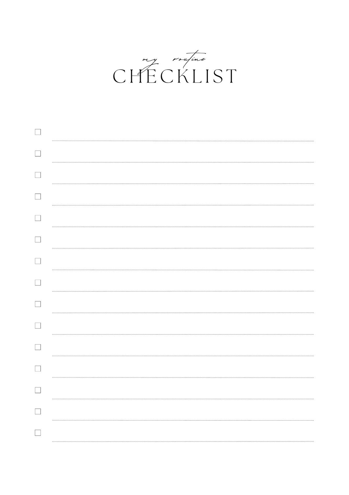 Free Custom Downloadable Checklist Templates Canva Free Custom Downloadable Checklist Templates Canva