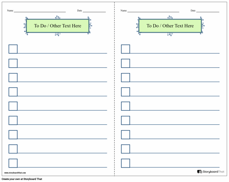 Free Downloadable Checklist Template Checklist Maker