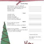 Free Editable Secret Santa Form Template