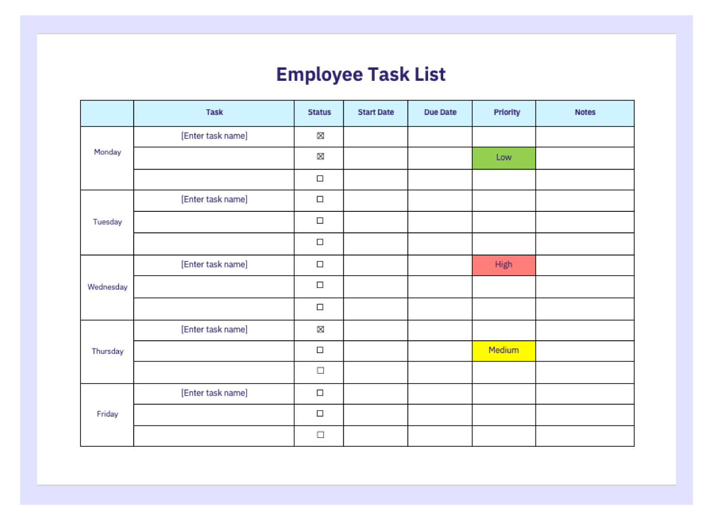 Free Employee Task List Templates And Actionable Guide For 2025 AIHR