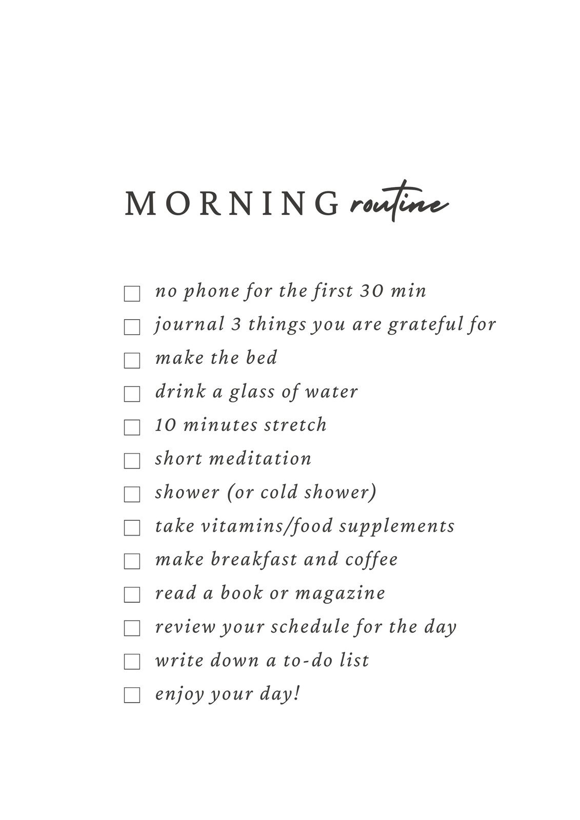 Free Printable Editable Daily Checklist Templates Canva