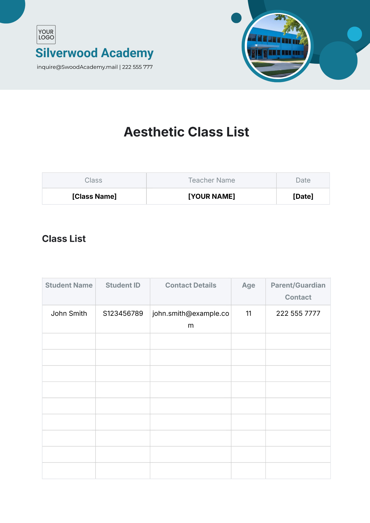Free Witness List Template To Edit Online
