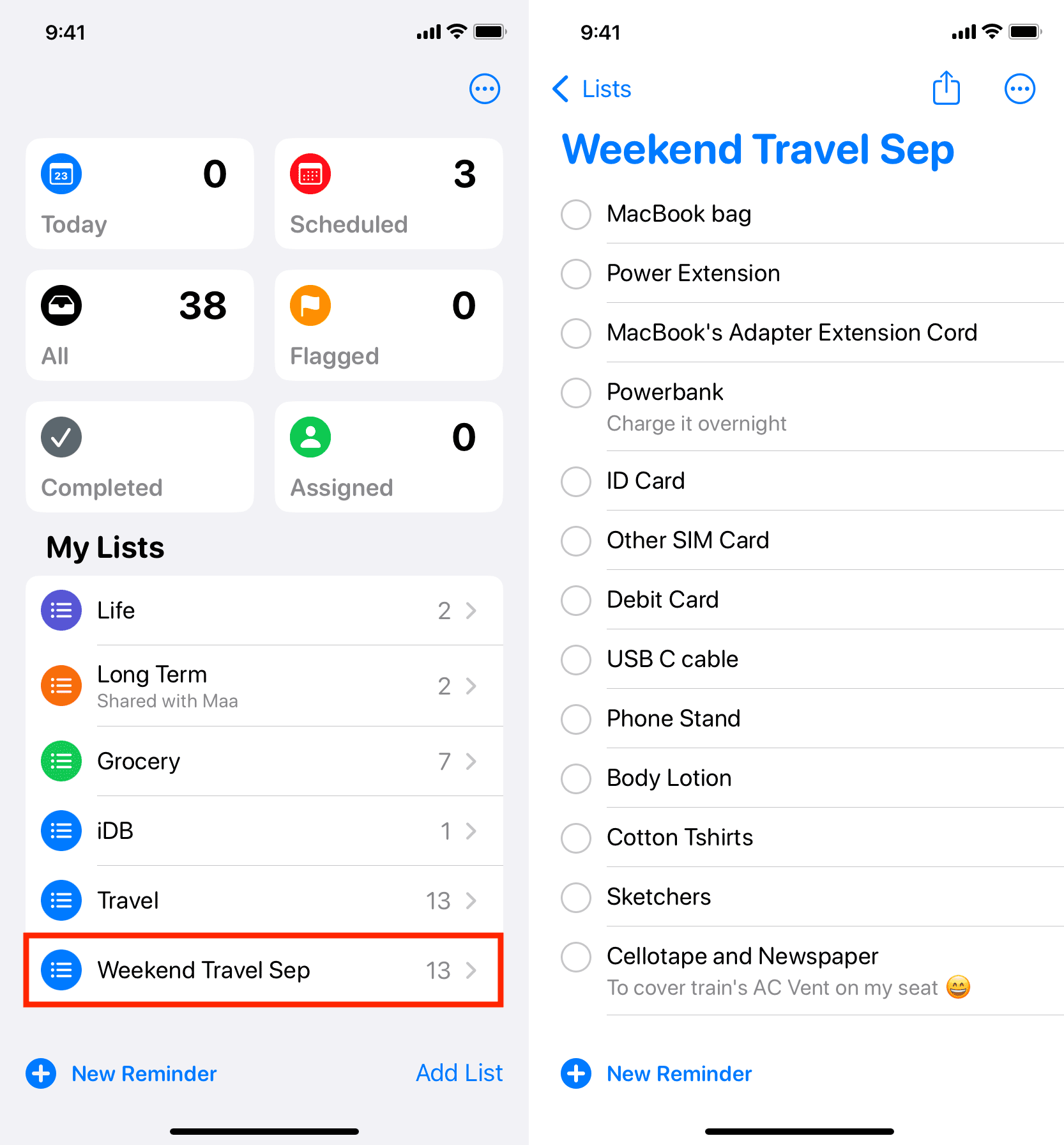 How To Use Templates In Reminders App On IPhone IPad U0026 Mac