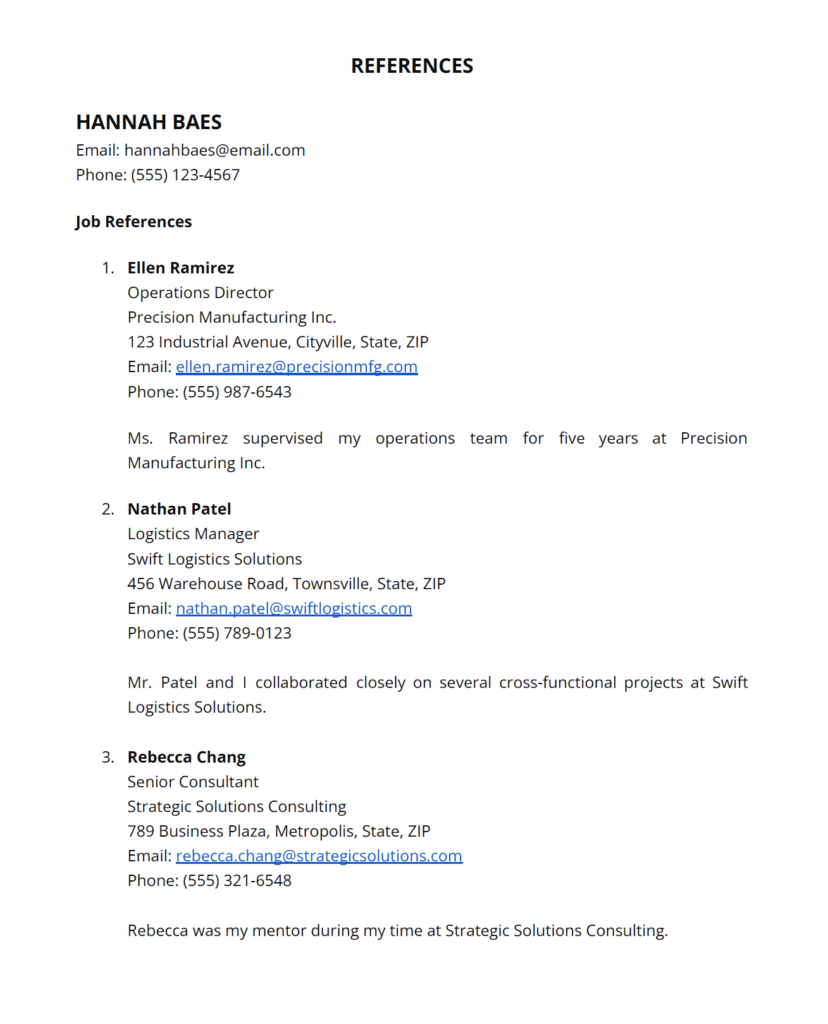 Job References Everything You Need To Know Jobscan