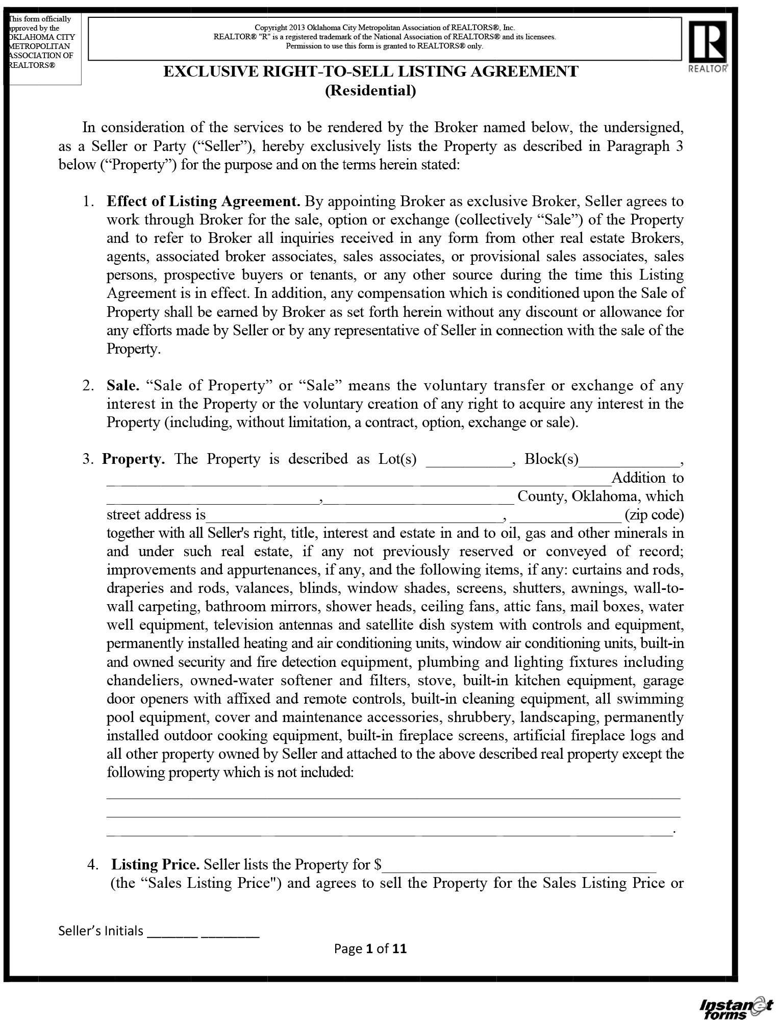 Listing Agreement Kay Pratt Realtor Listing Agreement Kay Pratt Realtor