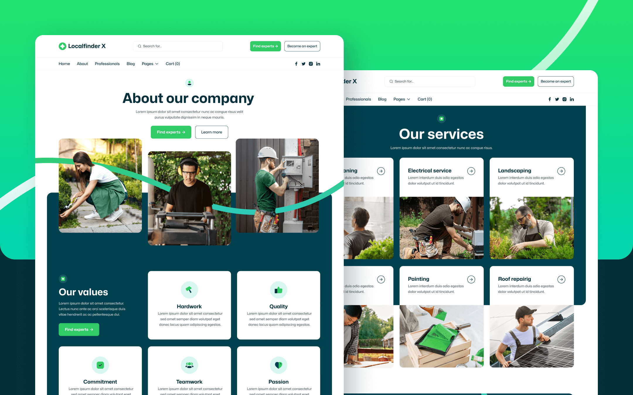 Listing Website Template