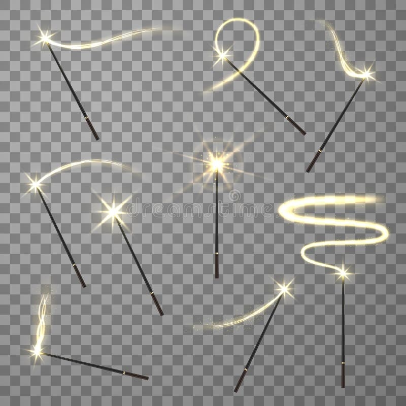 Magic Wand Fairytale Illuminated Sparkle Stick Illusion 
