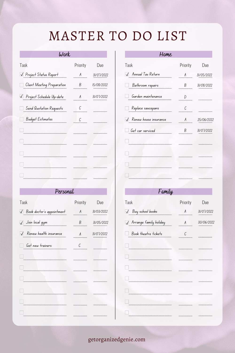 Master To Do List Template FREE Printable U0026 Tips To Boost Productivity Master To Do List Template FREE Printable U0026 Tips To Boost Productivity