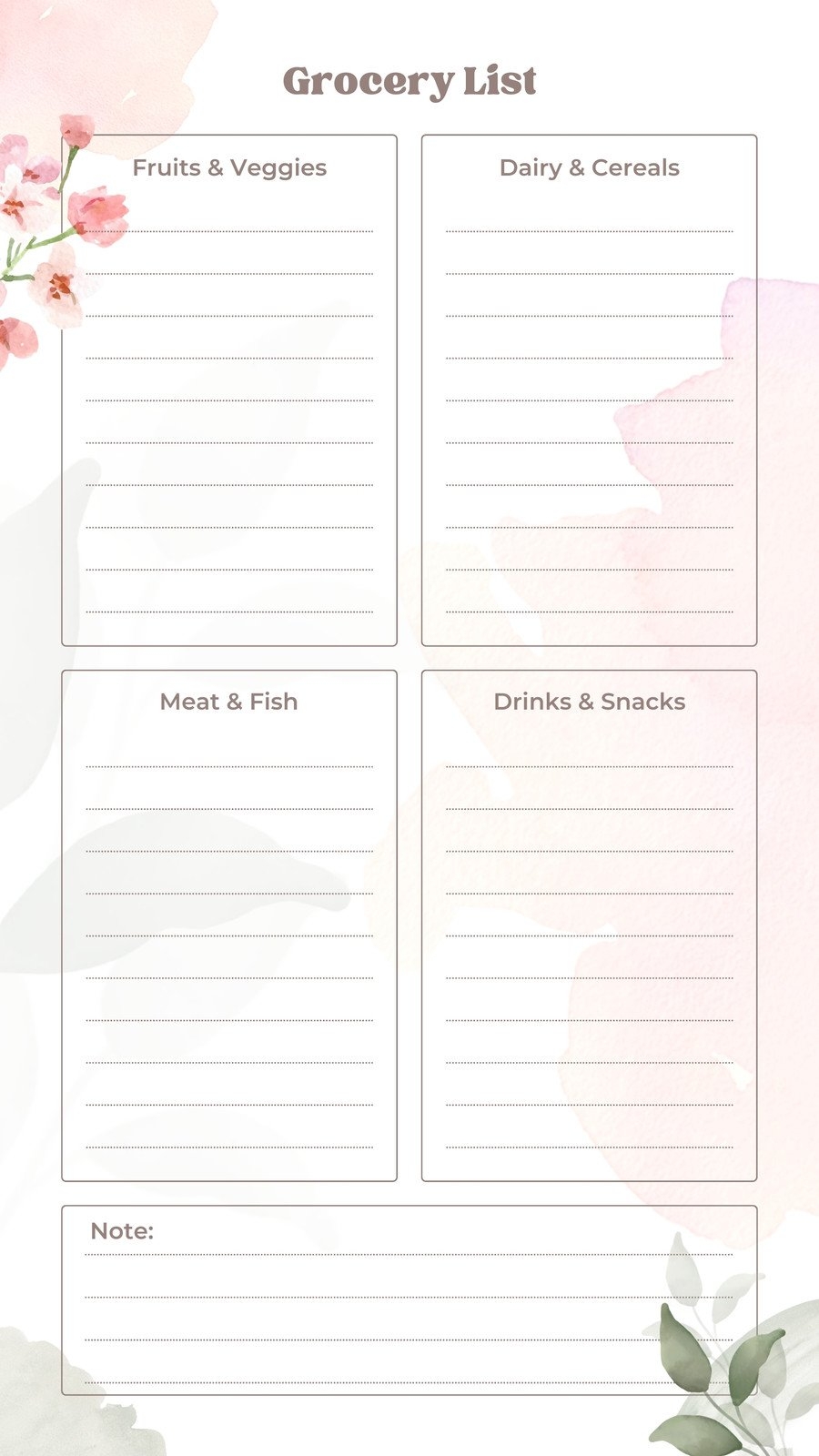 Page 2 Free And Customizable Grocery Templates Canva