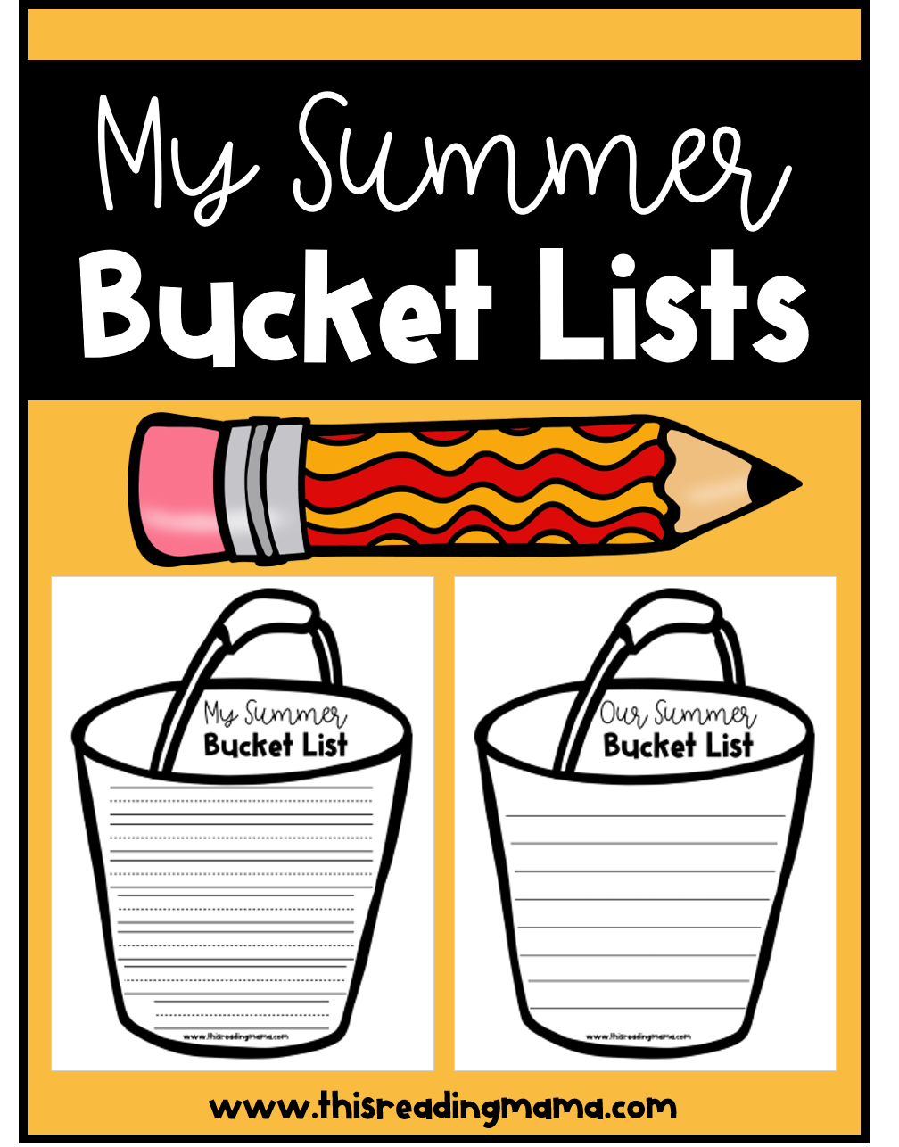 Printable Summer Bucket List For Kids This Reading Mama