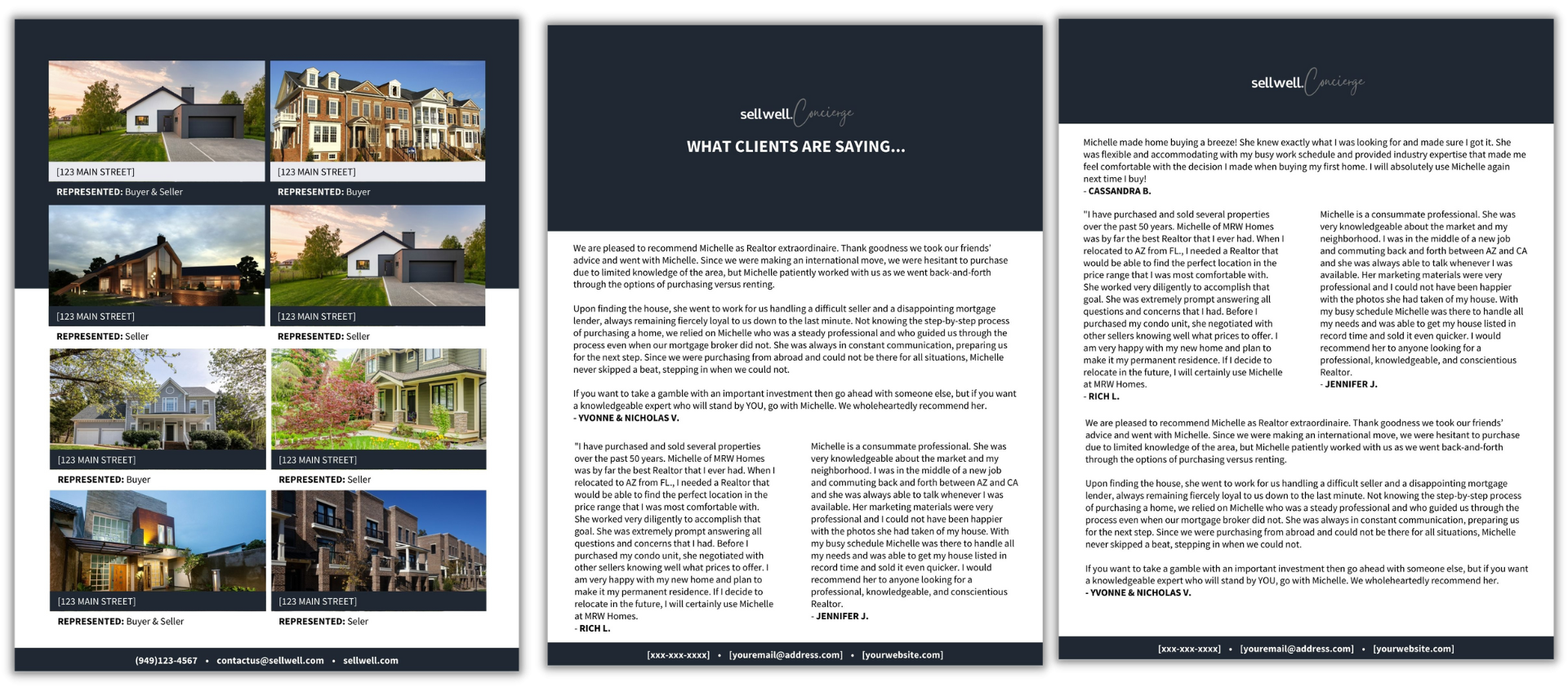 Real Estate Marketing Templates Instant Downloads
