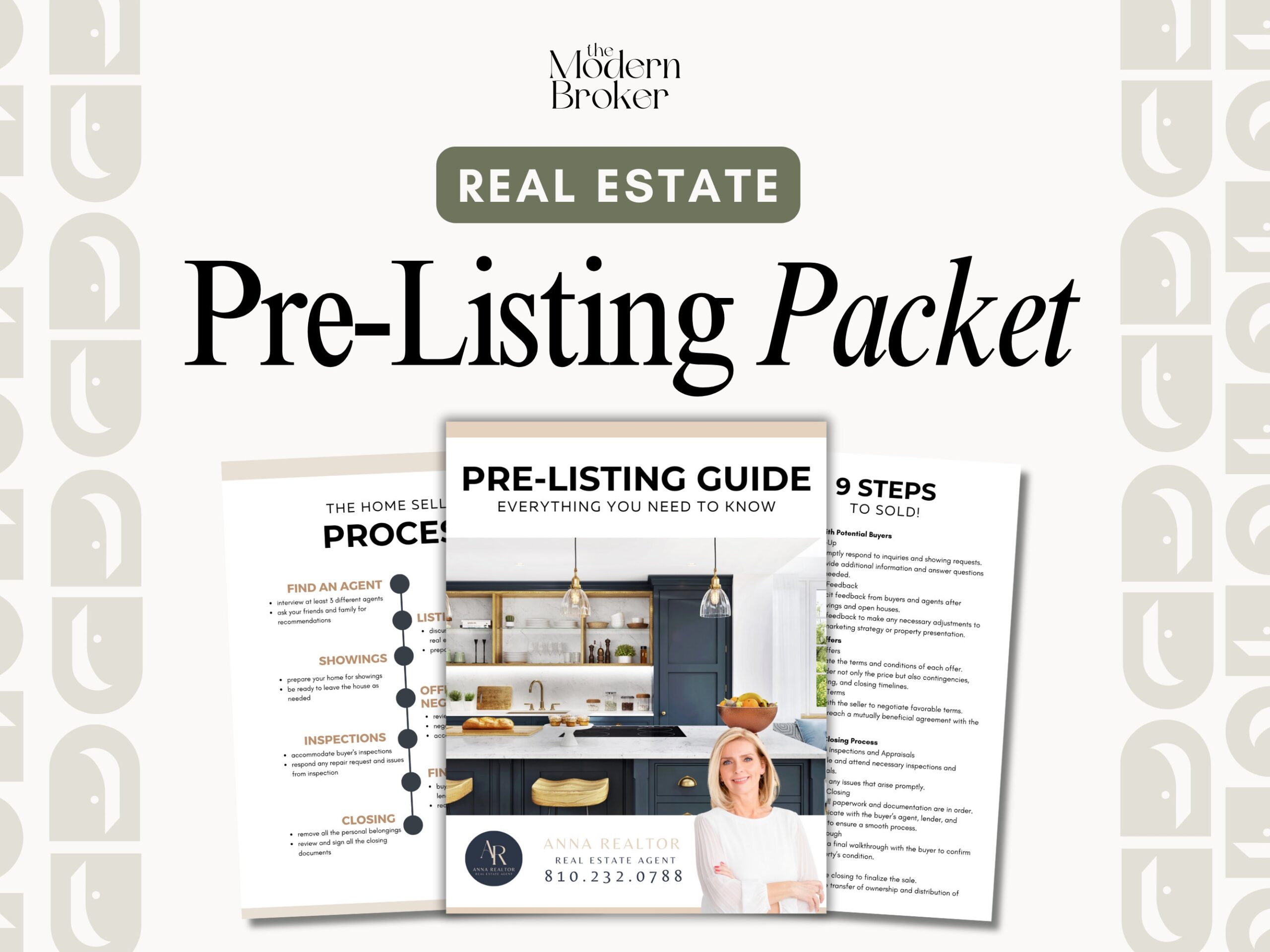 Seller Pre listing Presentation Real Estate Template Seller Guide Real Estate Marketing Pre listing Packet Template Canva Etsy