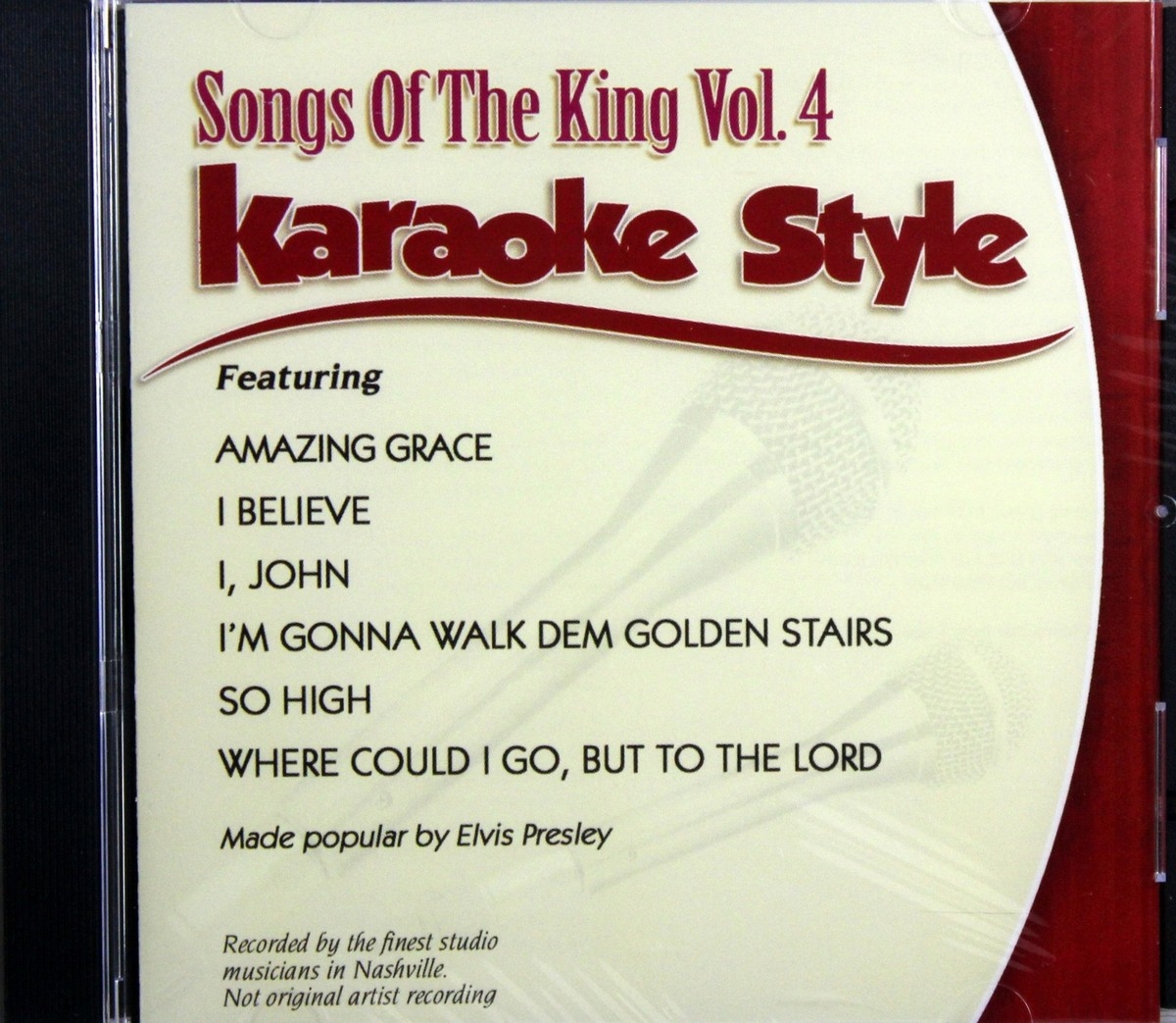 Songs Of The King Elvis Presley Volume 4 CD Christian Karaoke Music 6 Songs EBay UK
