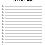 To Do List Free Printable PDF Templates Things To Do Free 