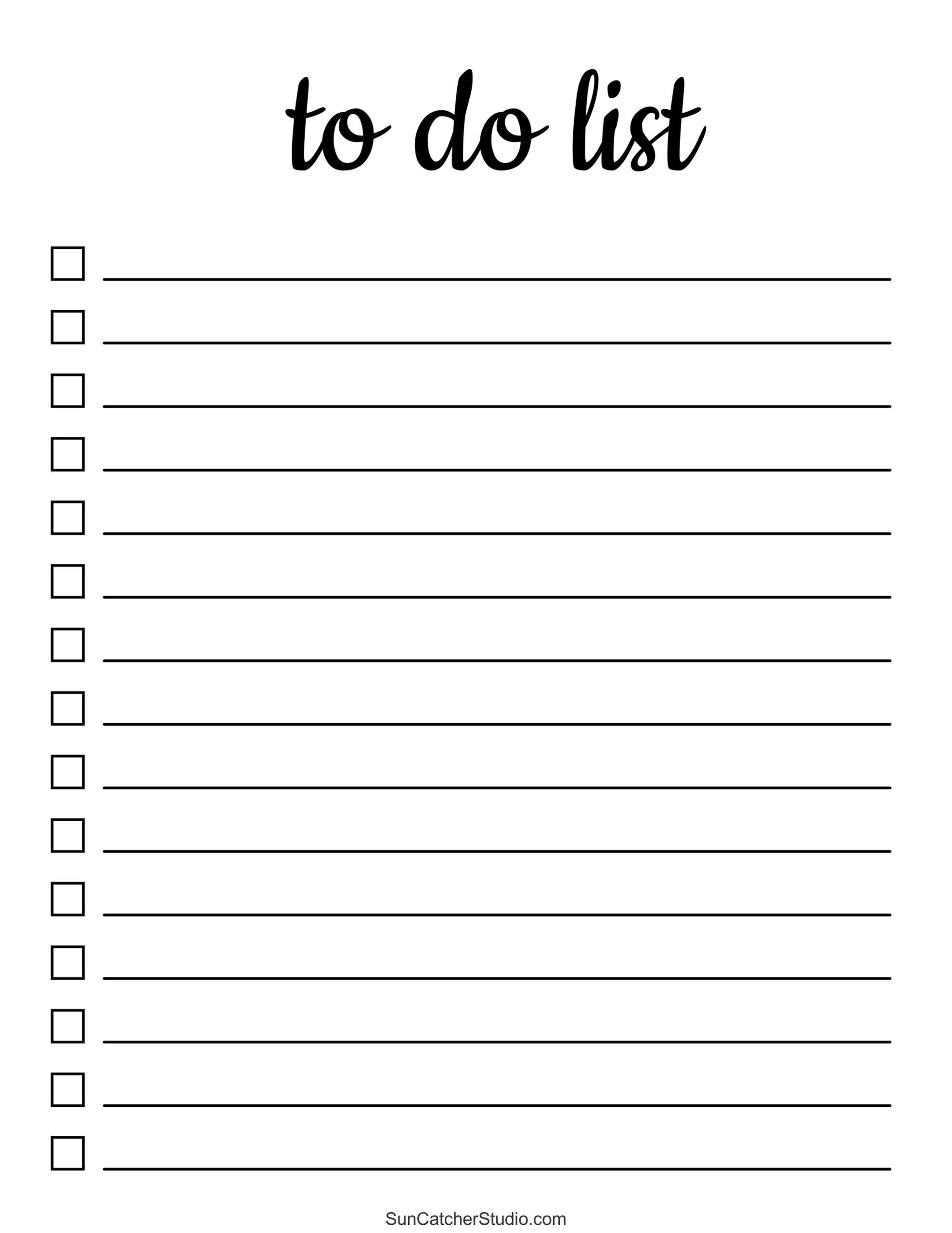 To Do List Free Printable PDF Templates Things To Do Free To Do List Free Printable PDF Templates Things To Do Free