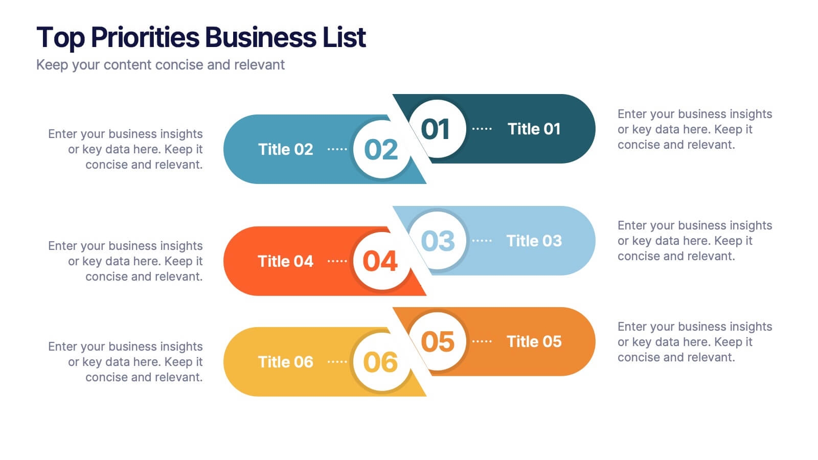 List Powerpoint Template