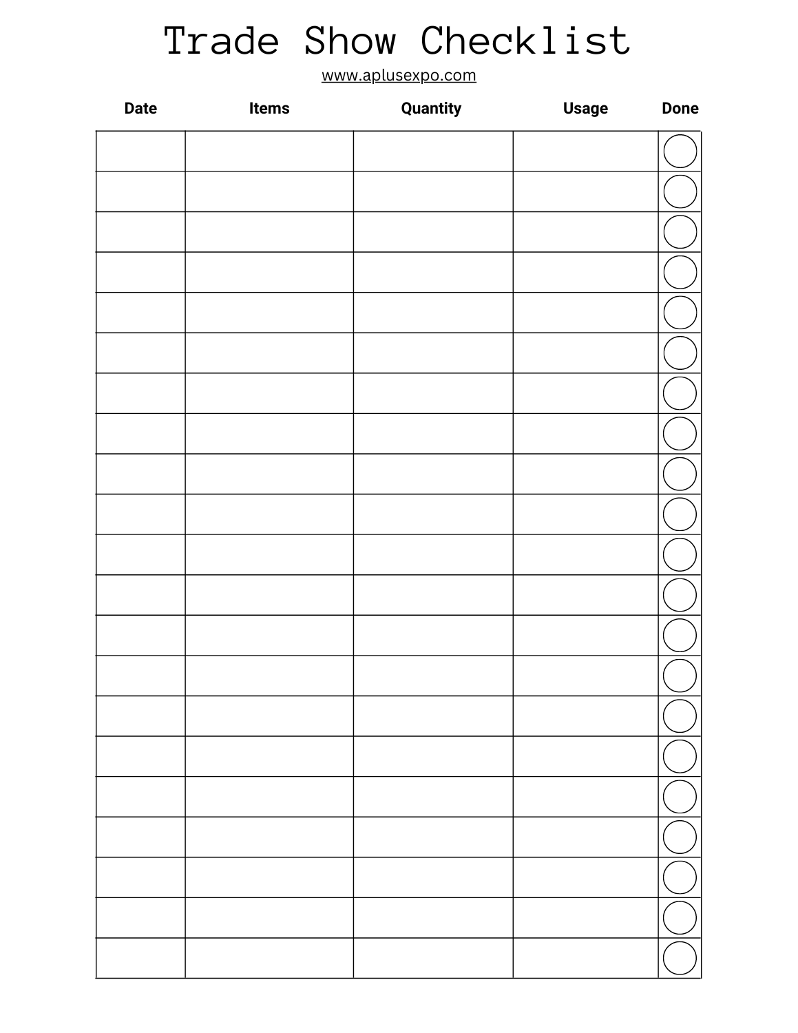 Trade Show Checklist Everything Exhibitor Need To Prepare