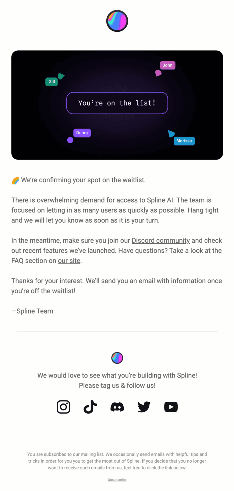 Waitlist Email Examples Loops The Email Platform For SaaS