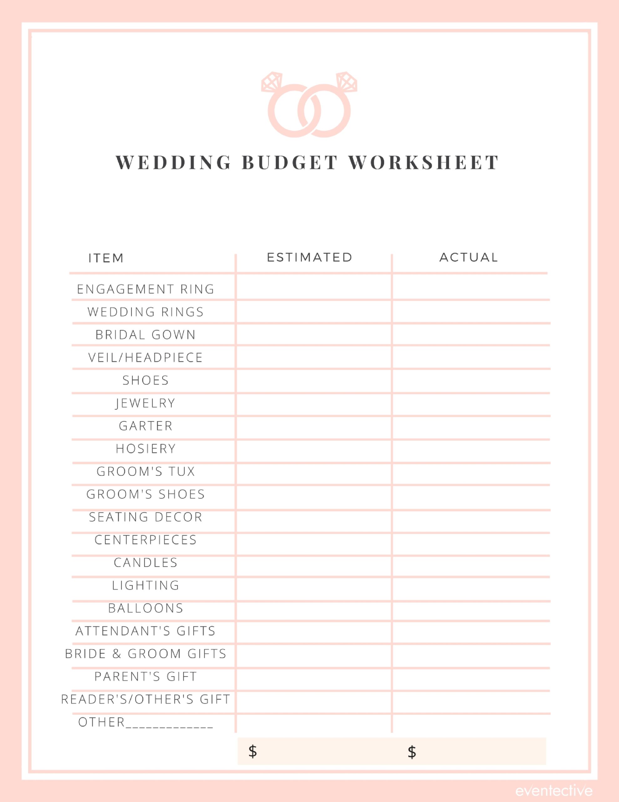Wedding Budget Planner Discount